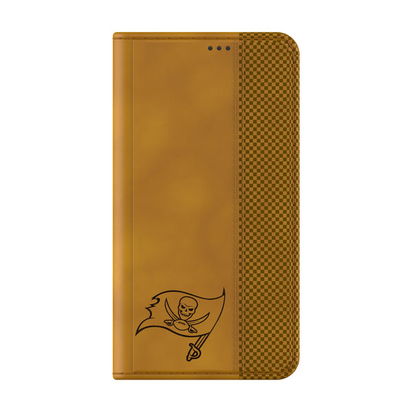 Tampa Bay Buccaneers Burn Galaxy Folio Phone Case for Samsung Galaxy Closed.Jpg