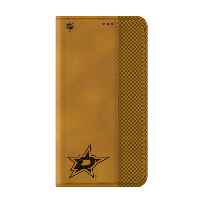 Dallas Stars Burn Galaxy Folio Phone Case Closed.Jpg