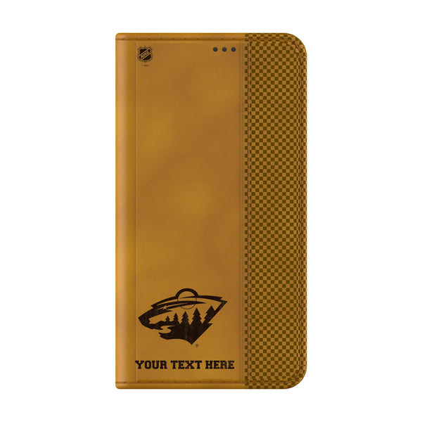 Minnesota Wild Personalized Burn Galaxy Folio Phone Case for Samsung Galaxy Closed.Jpg