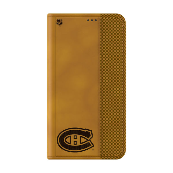 Montreal Canadiens Burn Galaxy Folio Phone Case Closed.Jpg