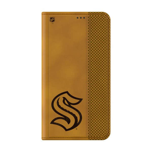 Seattle Kraken Burn Galaxy Folio Phone Case for Samsung Galaxy Closed.Jpg