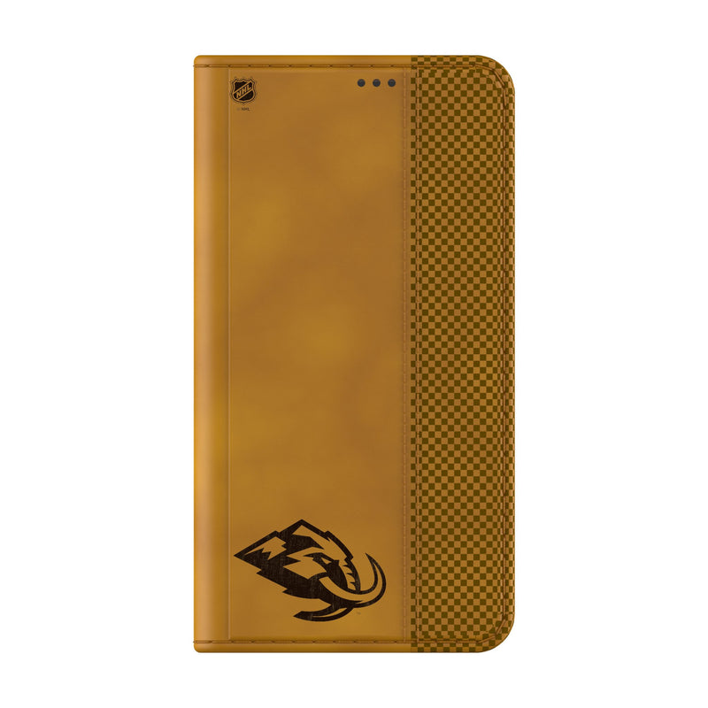 Utah Mammoth Burn Galaxy Folio Phone Case for Samsung Galaxy Closed.Jpg