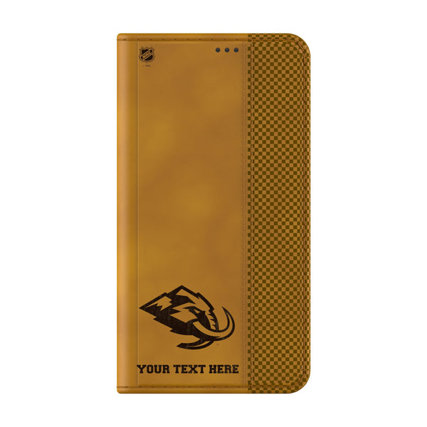 Utah Mammoth Personalized Burn Galaxy Folio Phone Case for Samsung Galaxy Closed.Jpg