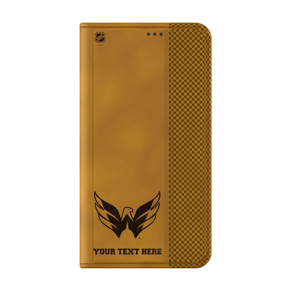 Washington Capitals Personalized Burn Galaxy Folio Phone Case for Samsung Galaxy Closed.Jpg