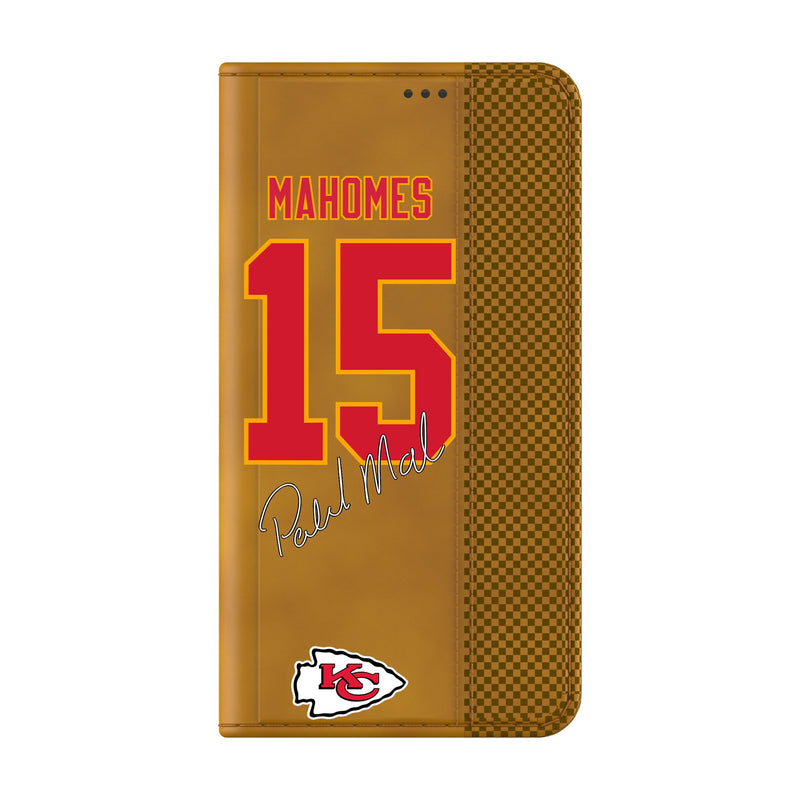 Patrick Mahomes Kansas City Chiefs 15 Game Tactic Galaxy Folio Phone Case for Samsung Galaxy Closed.Jpg