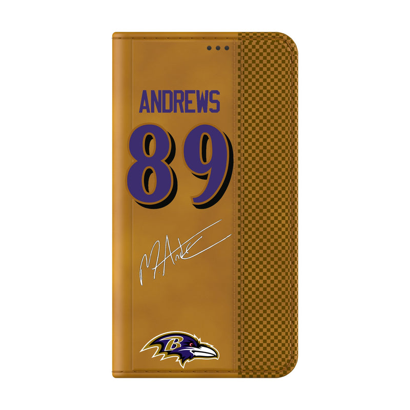 Mark Andrews Baltimore Ravens 89 Game Tactic Galaxy Folio Phone Case for Samsung Galaxy Closed.Jpg