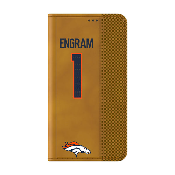 Evan Engram Denver Broncos 1 Game Tactic Galaxy Folio Phone Case for Samsung Galaxy Closed.Jpg