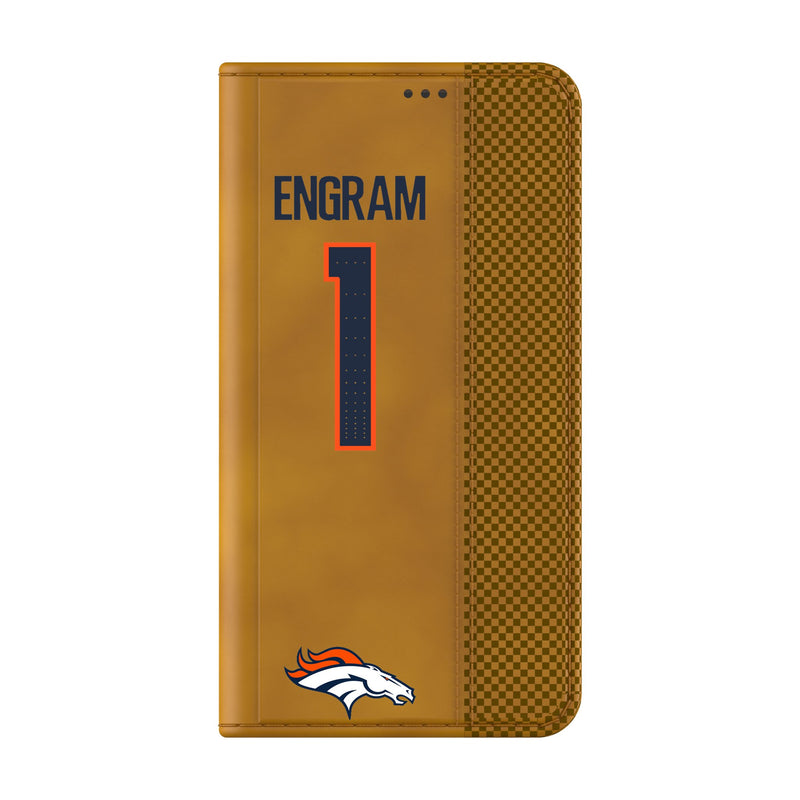 Evan Engram Denver Broncos 1 Game Tactic Galaxy Folio Phone Case for Samsung Galaxy Closed.Jpg