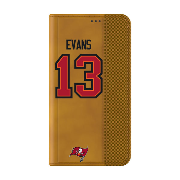 Mike Evans Tampa Bay Buccaneers 13 Game Tactic Galaxy Folio Phone Case for Samsung Galaxy Closed.Jpg