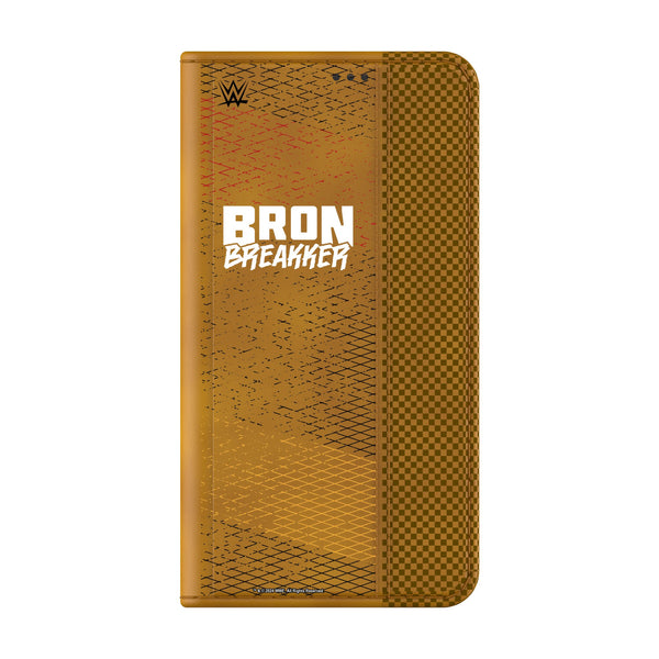 Bron Breakker Steel Galaxy Folio Phone Case for Samsung Galaxy Closed.Jpg