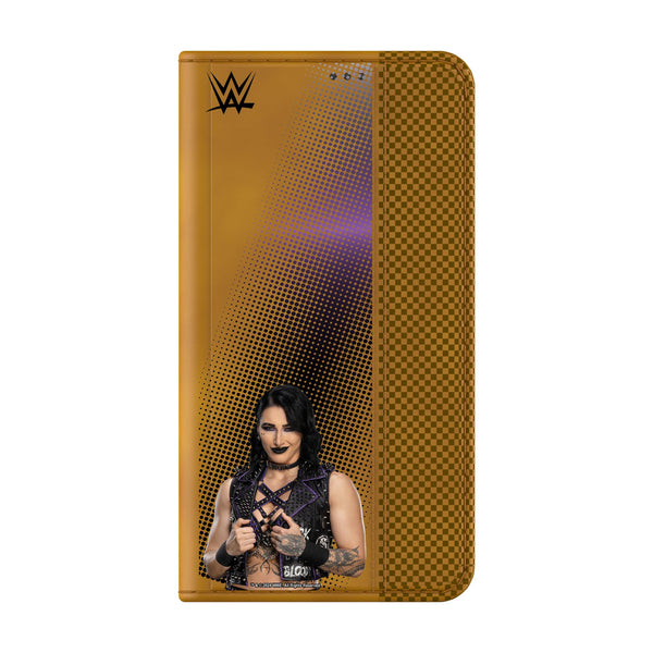 Rhea Ripley Superstar Galaxy Folio Phone Case for Samsung Galaxy Closed.Jpg