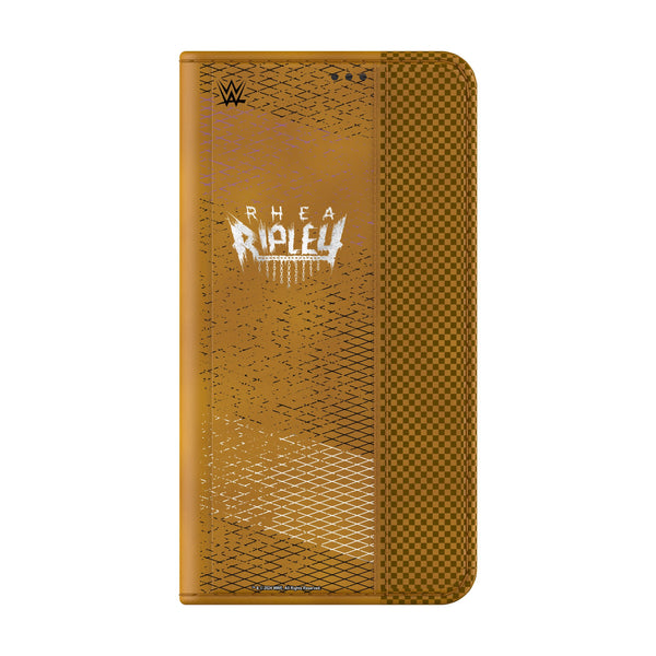 Rhea Ripley Steel Galaxy Folio Phone Case for Samsung Galaxy Closed.Jpg