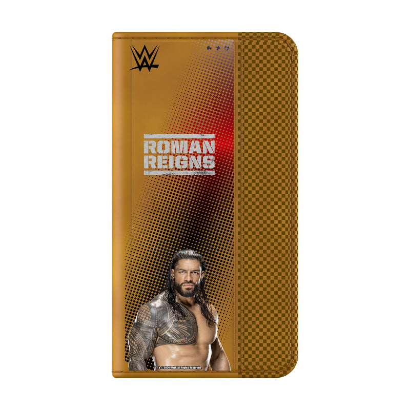 Roman Reigns Superstar Galaxy Folio Phone Case Closed.Jpg