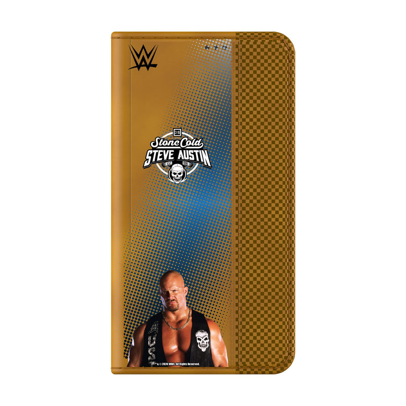 Stone Cold Steve Austin Superstar Galaxy Folio Phone Case Closed.Jpg