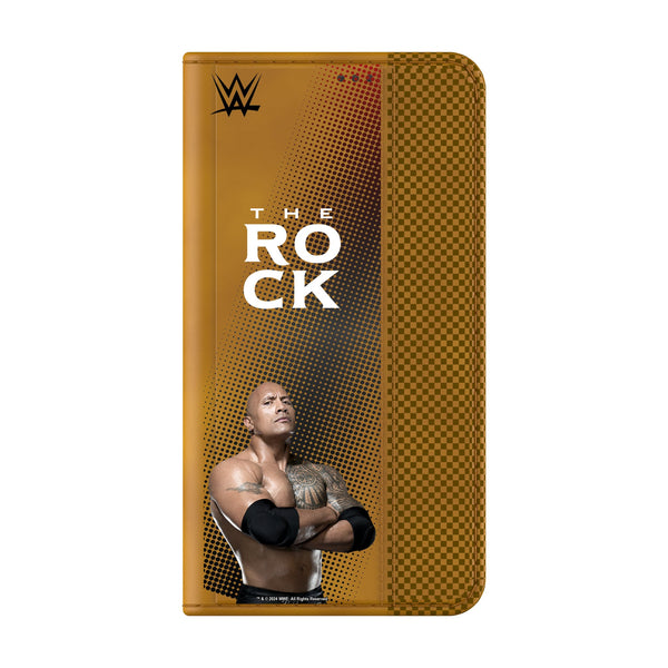 The Rock Superstar Galaxy Folio Phone Case for Samsung Galaxy Closed.Jpg
