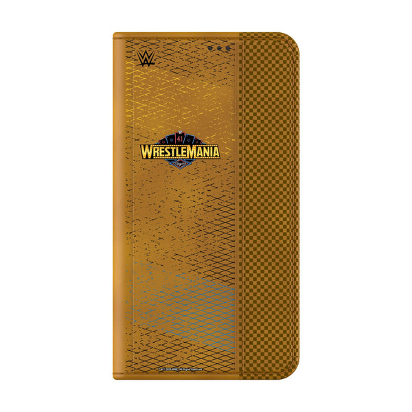 WrestleMania 41 Steel Galaxy Folio Phone Case for Samsung Galaxy Closed.Jpg