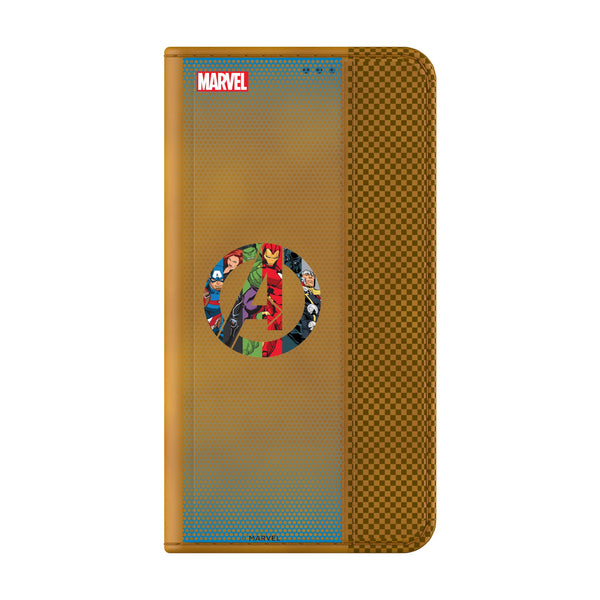Marvel Avengers Grid Galaxy Folio Phone Case for Samsung Galaxy Closed.Jpg