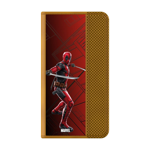 Marvel Deadpool MechLine Galaxy Folio Phone Case Closed.Jpg