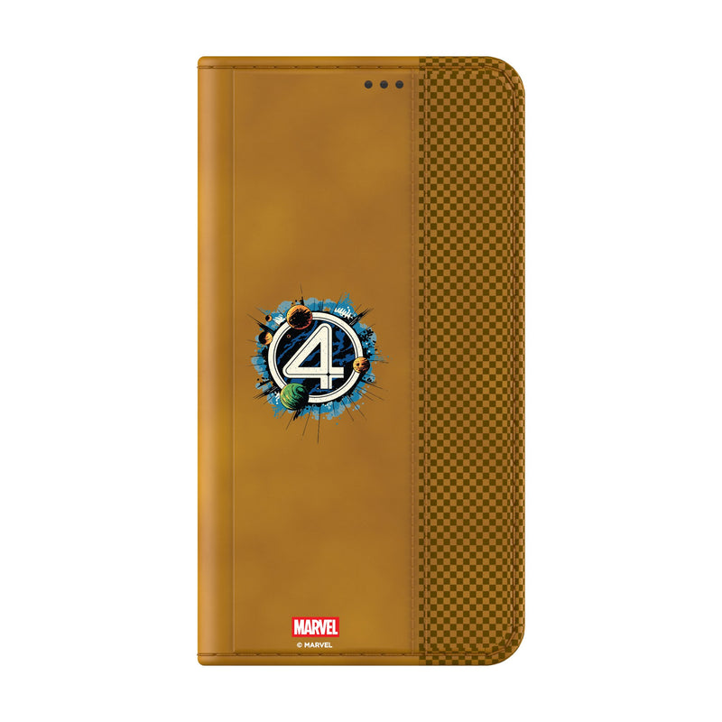Marvel Fantastic Four Badge Galaxy Folio Phone Case for Samsung Galaxy Closed.Jpg