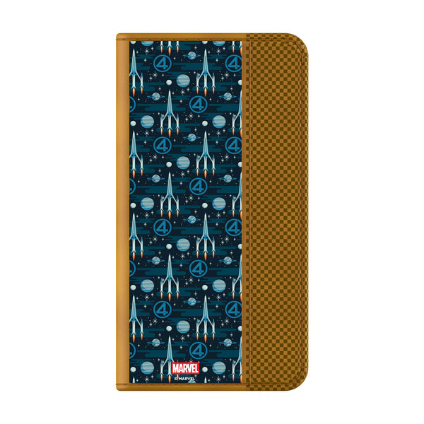 Marvel Fantastic Four Pattern Galaxy Folio Phone Case for Samsung Galaxy Closed.Jpg