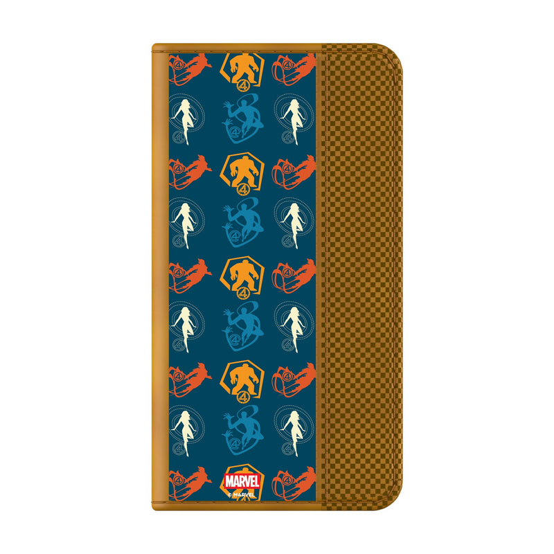 Marvel Fantastic Four Pattern 2 Galaxy Folio Phone Case for Samsung Galaxy Closed.Jpg