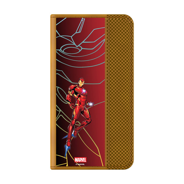 Marvel Avengers Iron Man MechLine Galaxy Folio Phone Case for Samsung Galaxy Closed.Jpg