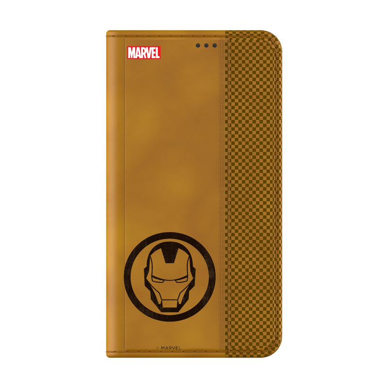 Marvel Avengers Iron Man Sigil Galaxy Folio Phone Case Closed.Jpg