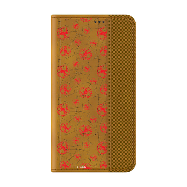 Marvel Miles Morales Pattern Galaxy Folio Phone Case for Samsung Galaxy Closed.Jpg