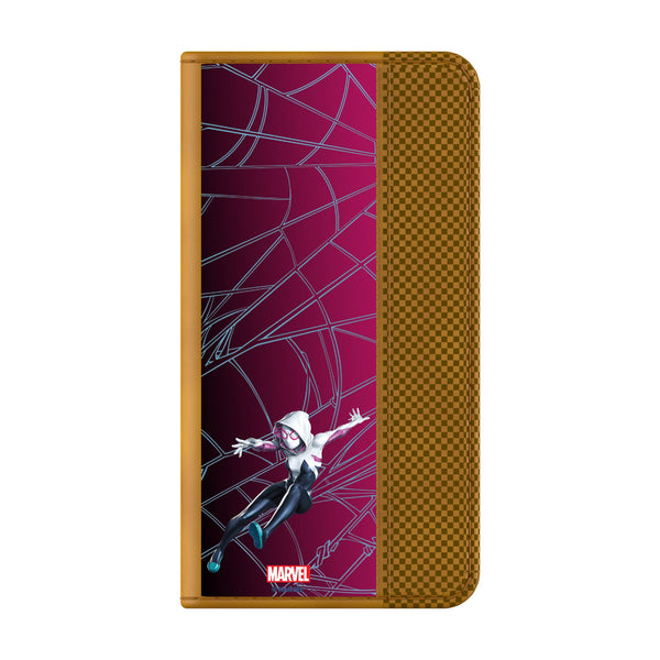 Marvel Spider-Gwen MechLine Galaxy Folio Phone Case for Samsung Galaxy Closed.Jpg