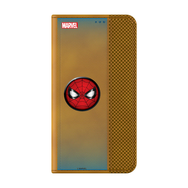 Marvel Spider-Man Grid Galaxy Folio Phone Case for Samsung Galaxy Closed.Jpg