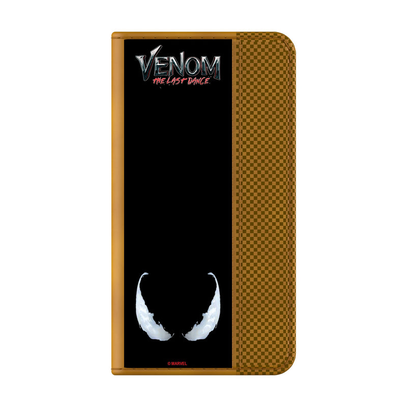 Marvel Venom Badge Galaxy Folio Phone Case for Samsung Galaxy Closed.Jpg