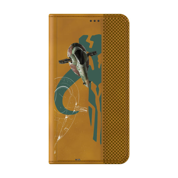 Star Wars Slave I FactionTech Galaxy Folio Phone Case for Samsung Galaxy Closed.Jpg