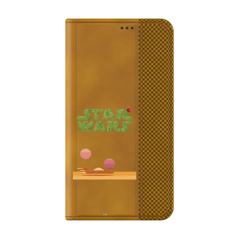 Star Wars Tatooine Locality Fade Galaxy Folio Phone Case for Samsung Galaxy Closed.Jpg