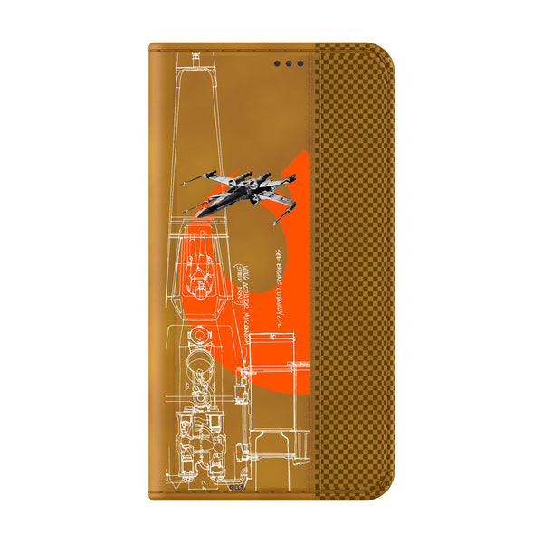 Star Wars X-Wing FactionTech Galaxy Folio Phone Case for Samsung Galaxy Closed.Jpg