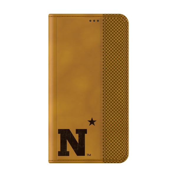 United State Naval Academy Midshipmen Burn Galaxy Folio Phone Case for Samsung Galaxy Closed.Jpg