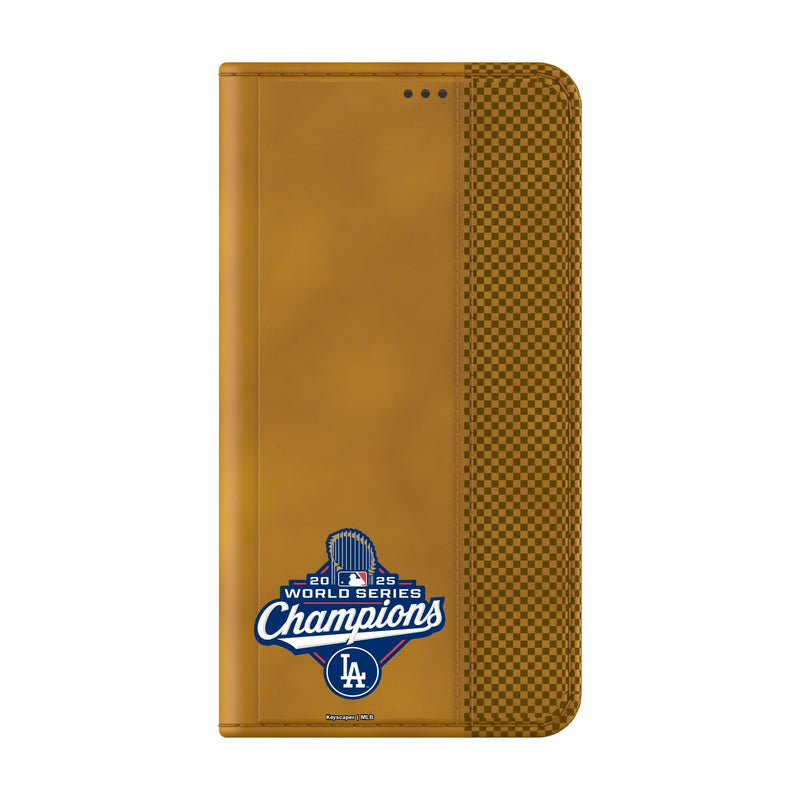 LA Dodgers 2025 MLB World Series Galaxy Folio Phone Case for Samsung Galaxy Closed.Jpg