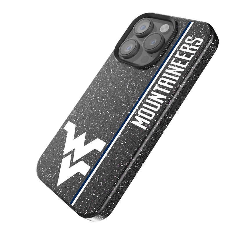 West Virginia University Mountaineers Sidebar iPhone Bling Phone Case Iso.Jpg