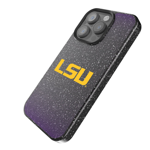Louisiana State University Tigers Linen iPhone Bling Phone Case for Apple iPhone Iso.Jpg