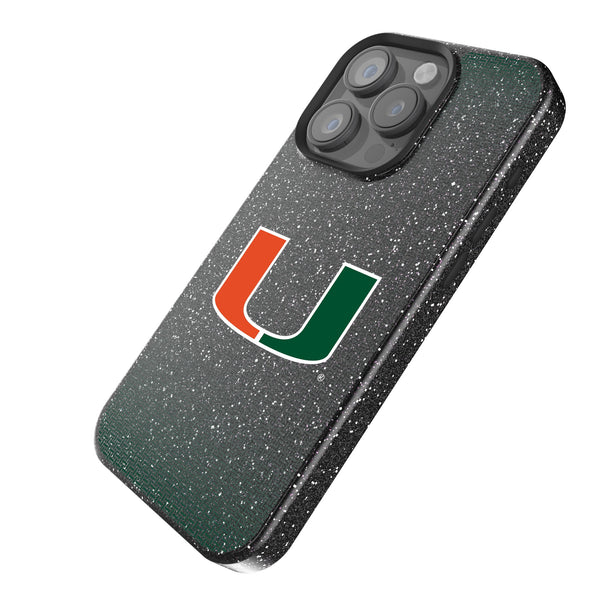 University of Miami Hurricanes Linen iPhone Bling Phone Case for Apple iPhone Iso.Jpg