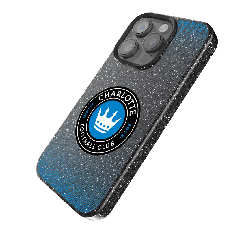 Charlotte FC Linen iPhone Bling Phone Case for Apple iPhone Iso.Jpg