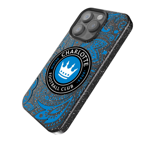 Charlotte FC  Paisley iPhone Bling Phone Case Iso.Jpg