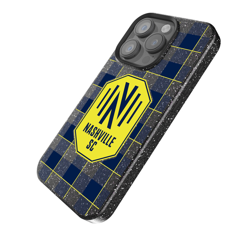 Nashville SC  Plaid iPhone Bling Phone Case Iso.Jpg