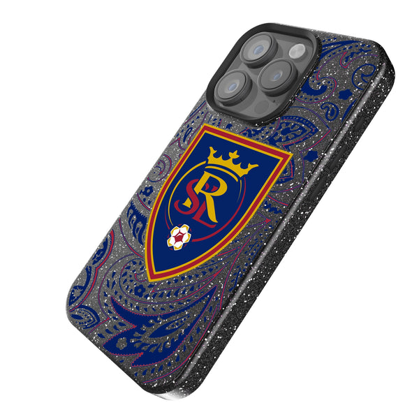 Real Salt Lake   Paisley iPhone Bling Phone Case Iso.Jpg