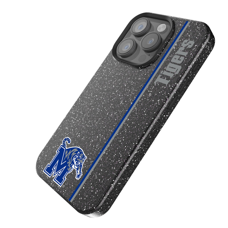 University of Memphis Tigers Sidebar iPhone Bling Phone Case Iso.Jpg