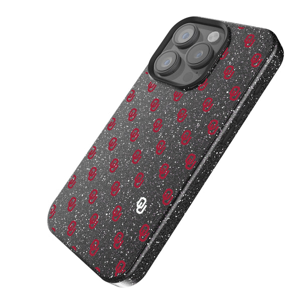 University of Oklahoma Sooners Fashion Pattern iPhone Bling Phone Case for Apple iPhone Iso.Jpg