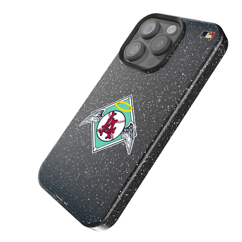 LA Angels 1961-1965 - Cooperstown Collection Linen iPhone Bling Phone Case for Apple iPhone Iso.Jpg