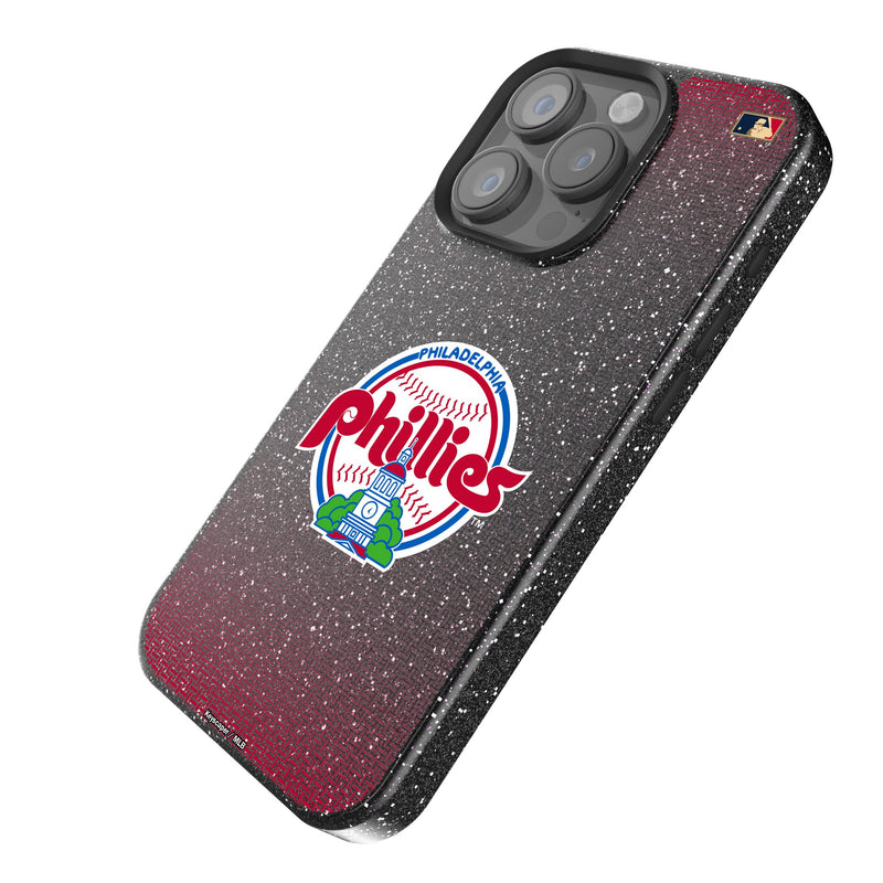 Philadelphia Phillies 1984-1991 - Cooperstown Collection Linen iPhone Bling Phone Case for Apple iPhone Iso.Jpg