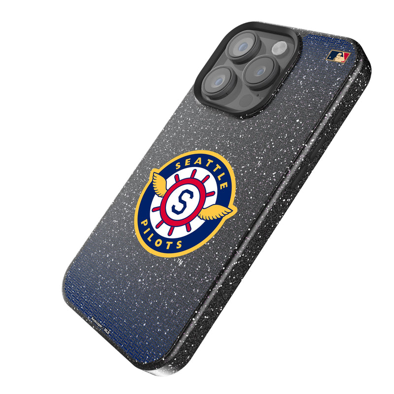 Seattle Pilots 1969 - Cooperstown Collection Linen iPhone Bling Phone Case for Apple iPhone Iso.Jpg