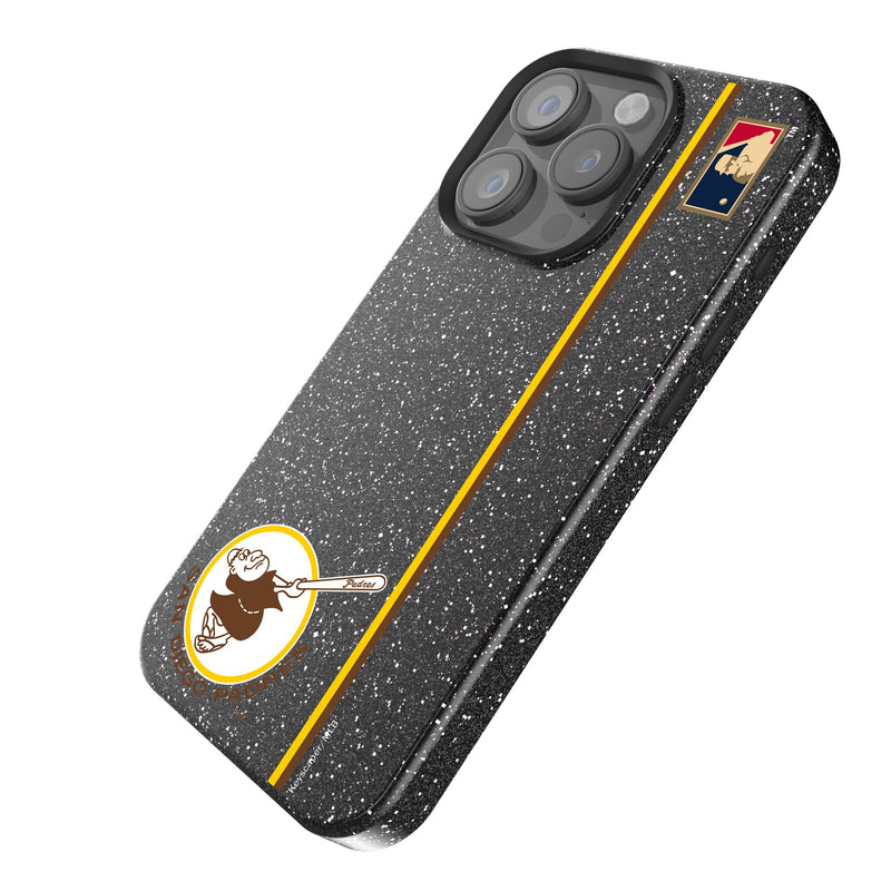 San Diego Padres 1969-1984 - Cooperstown Collection Sidebar iPhone Bling Phone Case Iso.Jpg