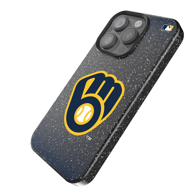 Milwaukee Brewers Linen iPhone Bling Phone Case for Apple iPhone Iso.Jpg